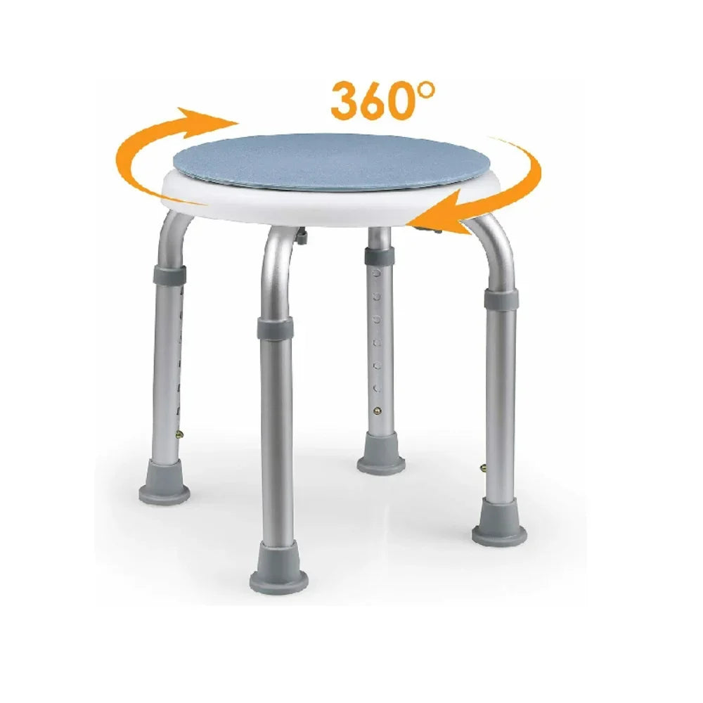 360° Drehmechanismus mit Stopp-Funktion – sicheres Drehen im Sitzen ohne Aufstehen