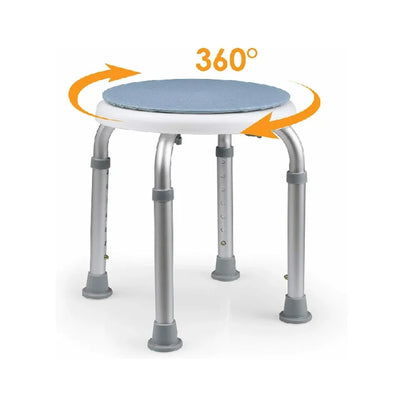 360° Drehmechanismus mit Stopp-Funktion – sicheres Drehen im Sitzen ohne Aufstehen
