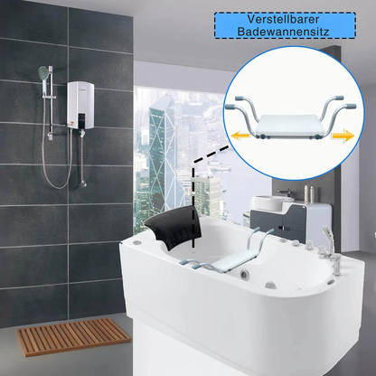 Badewannensitz für Senioren – sicheres Ein- und Aussteigen aus der Badewanne ohne fremde Hilfe