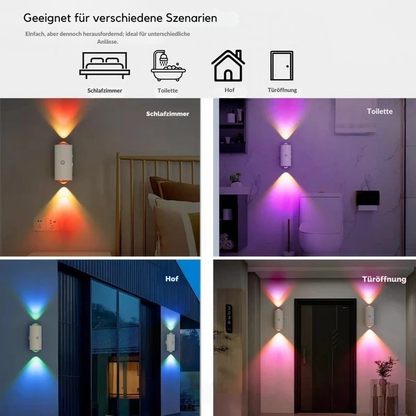 Cat-Eye Wandleuchte RGB – Farbwechsel-Modi im Überblick
