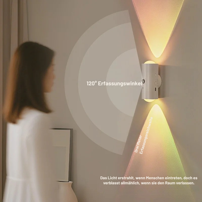 Cat-Eye Wandleuchte im Einsatz – RGB-Beleuchtung im Wohnbereich