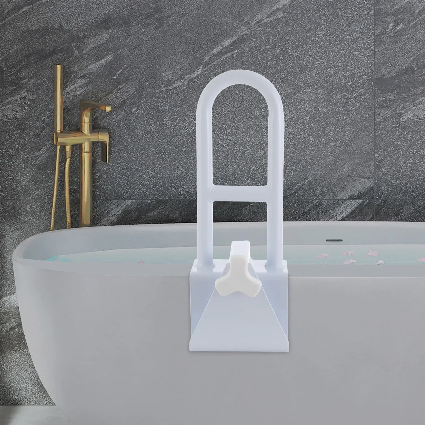 Badewannen-Haltegriff – L-Form, rutschfester Griff Nahaufnahme