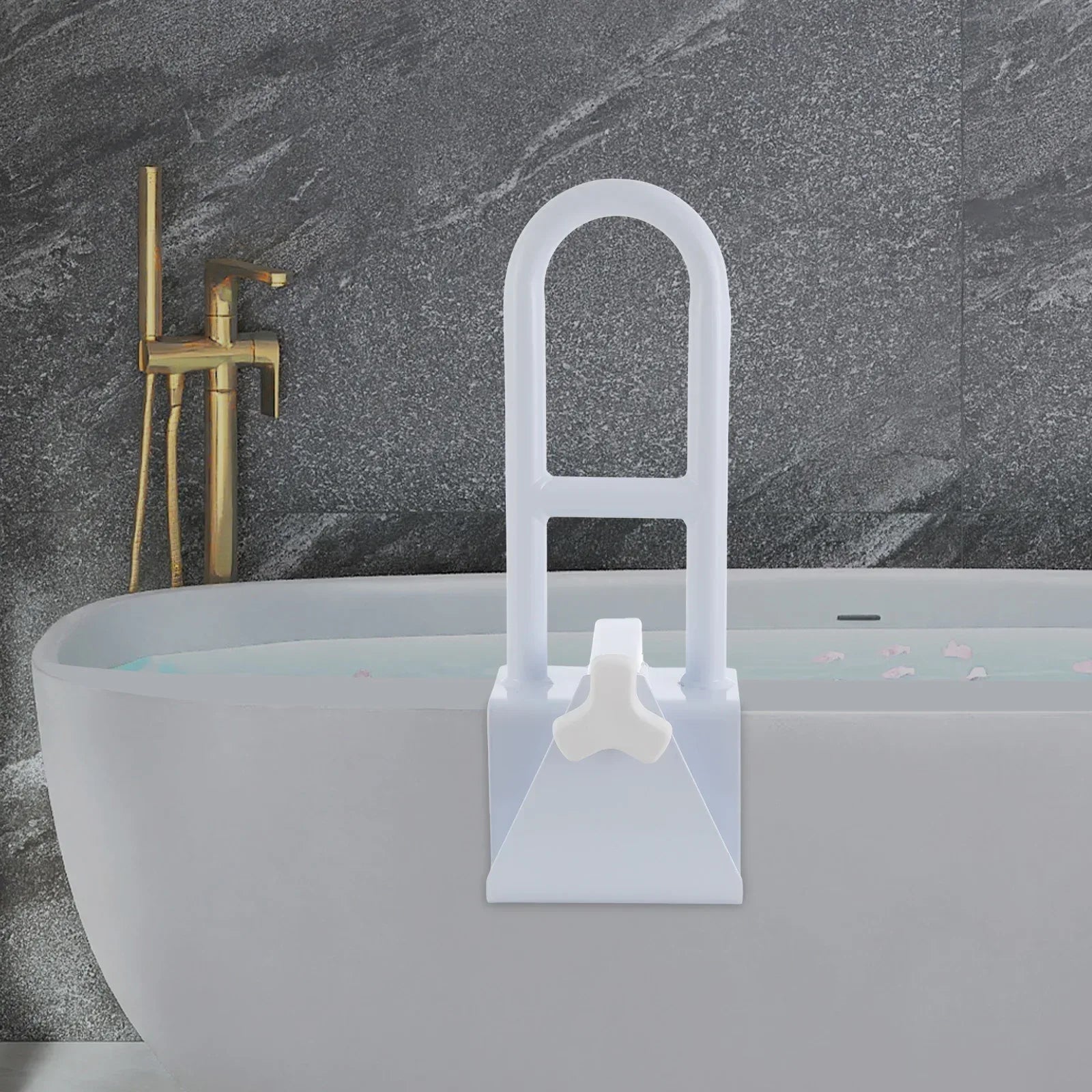 Badewannen-Haltegriff – L-Form, rutschfester Griff Nahaufnahme
