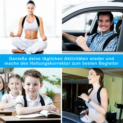 Haltungskorrektor im Alltag – Nutzung beim Autofahren und Sitzen