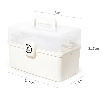 Nahaufnahme_des_robusten_Kunststoffmaterials_des_Medizinorganizers - Zentroo