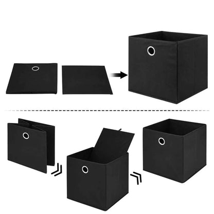 Faltbare Aufbewahrungsboxen aus Vliesstoff – 4er & 8er Set für Kleiderschrank
