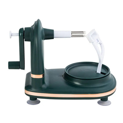 Handkurbel-Obstschäler mit Saugnapf – automatisch, schonend & zeitsparend