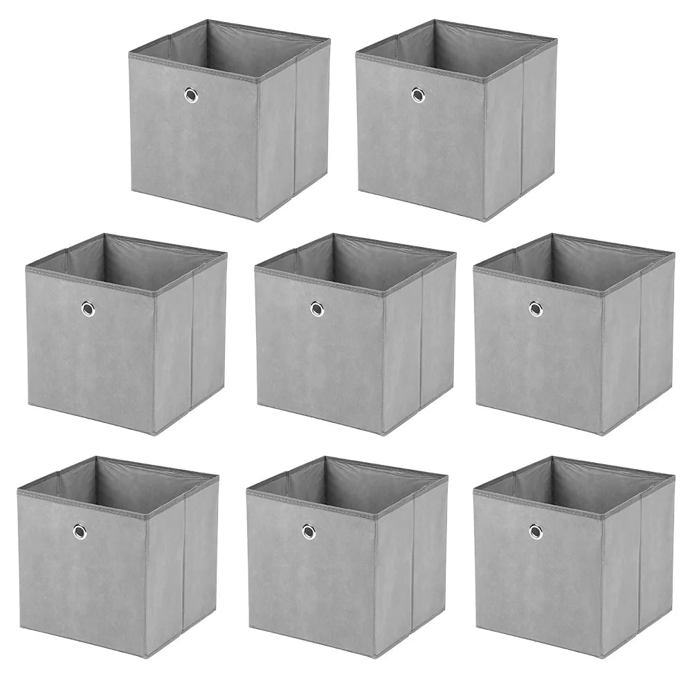 Faltbare Aufbewahrungsboxen aus Vliesstoff – 4er & 8er Set für Kleiderschrank