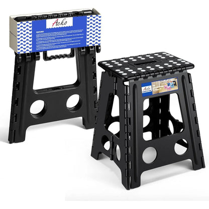 Klappbarer Tritthocker für Senioren – 150 kg, rutschfest, 3 Farben