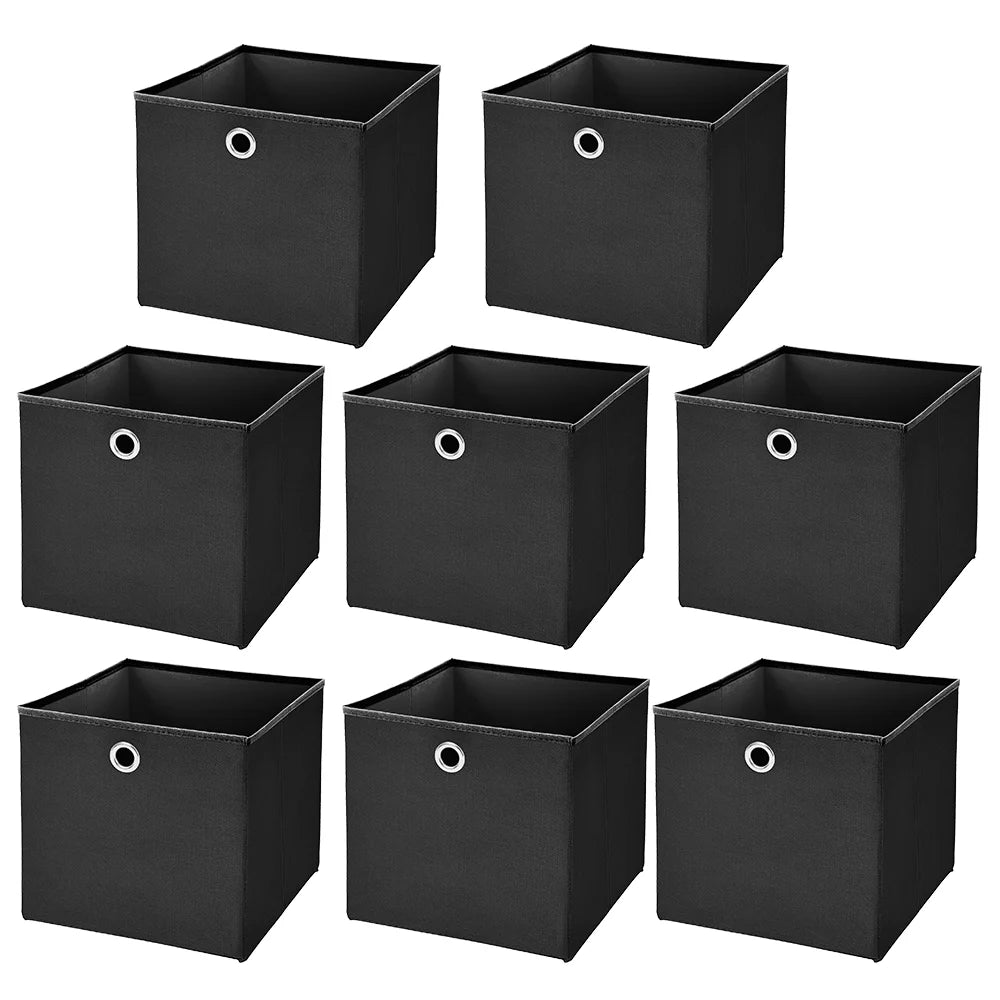 Faltbare Aufbewahrungsboxen aus Vliesstoff – 4er & 8er Set für Kleiderschrank