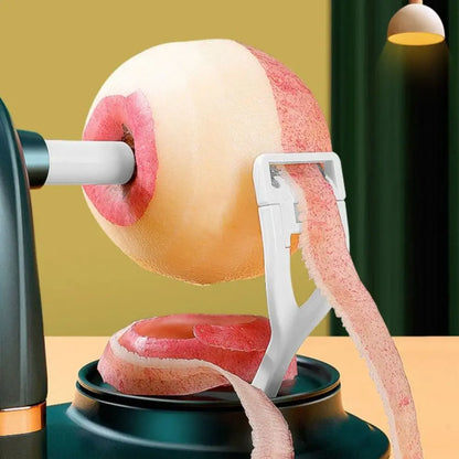 Handkurbel-Obstschäler mit Saugnapf – automatisch, schonend & zeitsparend