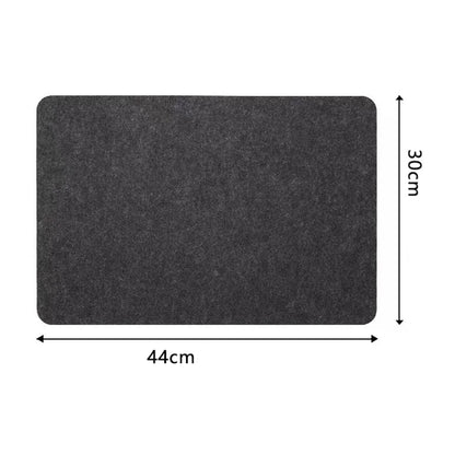 Silikon-Unterlagsmatte Maße – 44 × 30 cm, anthrazit, für Küchengeräte