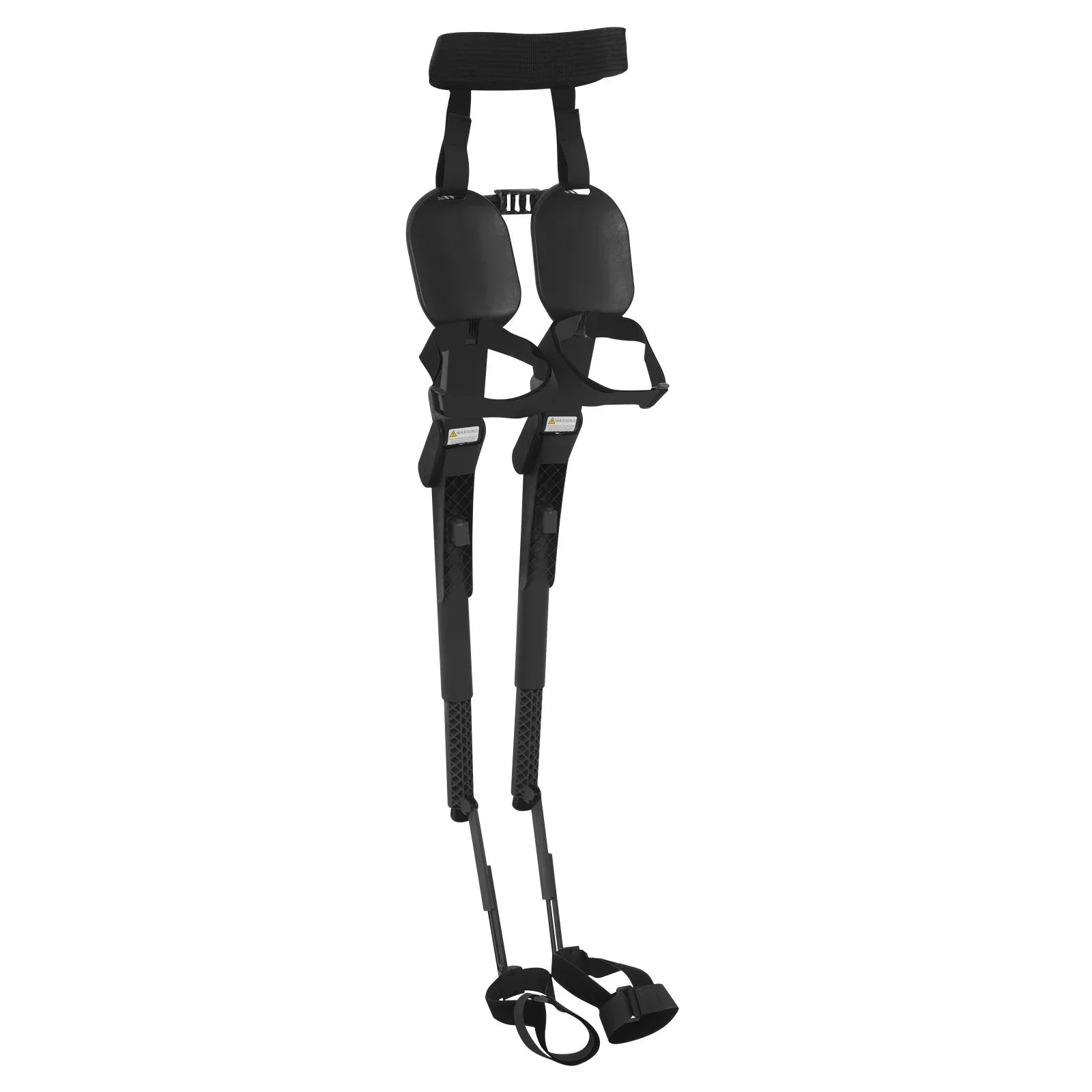 Tragbarer Exoskelett Sitz fuer ergonomische Steh und Gehunterstuetzung im Alltag